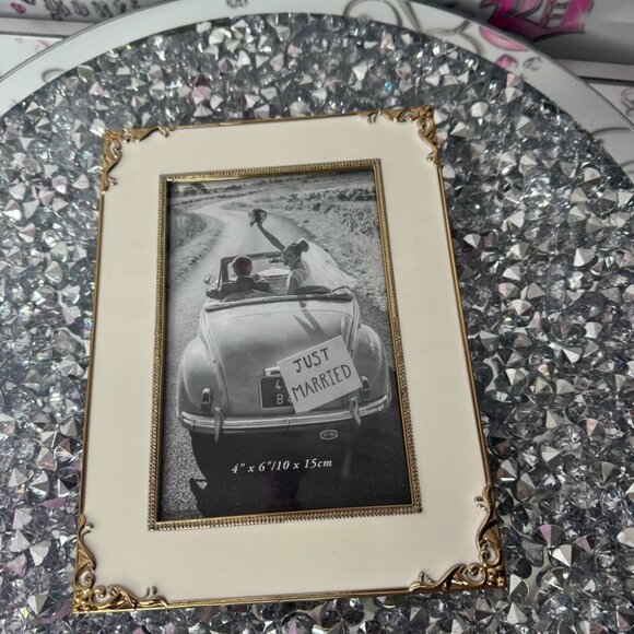 Picture frame Elegant Cream and Gold Photo Frame brand new - Picture 6 of 6